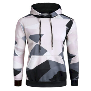 White and Grey Hoodie