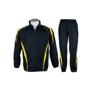 Black with Yellow Sweat Suit