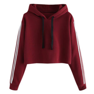 Maroon Short Hoodie