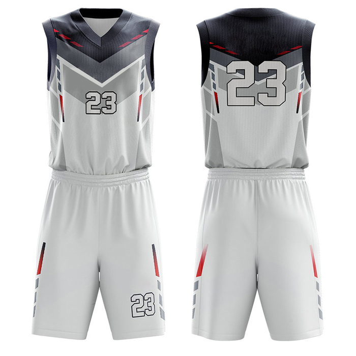 Grey Basketball Uniform