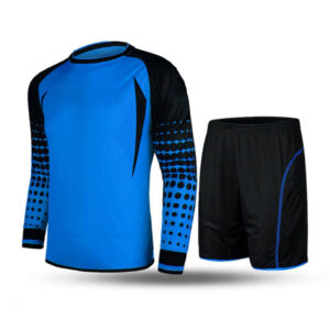Blue with Black Goalkeeper Uniform