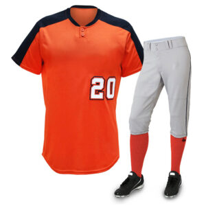Orange Baseball Uniform
