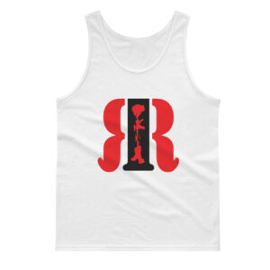 White with Red Singlet