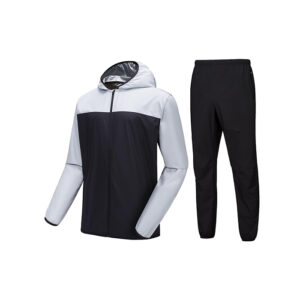 Black and White Sweat Suit