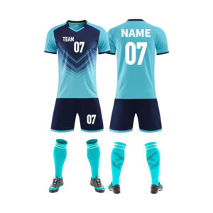 Ocean Blue Football Uniform