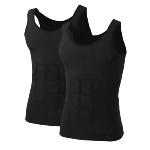 Black Sleeveless Compression Shirt