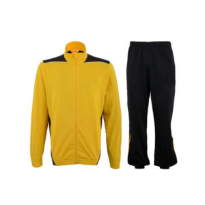 Yellow and Black Sweat Suit