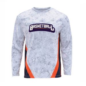 White with Orange Shooting Shirt